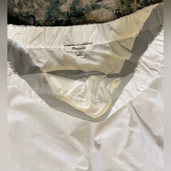 Madewell‎ Off the Shoulder Top 3/4 Sleeve 100% Cotton XXS Minimalist Classic EUC - Picture 6 of 7